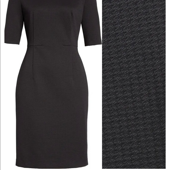 BOSS Daxine Back Zip Sheath Dress - Picture 3 of 7